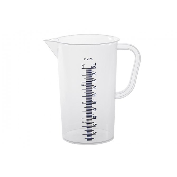 Messbecher transparent