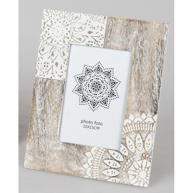 Fotorahmen Holz-Ornament
