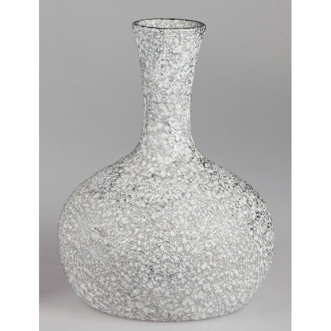 Vase Schnee-Silber