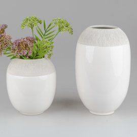 Vase Stone-weiß