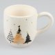 Becher 14cm Weihnachtszeit Bäume