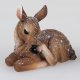 Reh liegend13cm Winterzeit