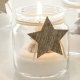 Teelicht Tanne im Glas mit Stern