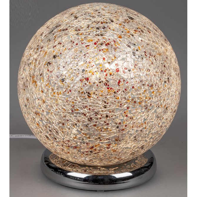 Formano Lampe Mosaikkugel mit Lichterkette 655127 bunt 15 cm NEU