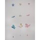 Hängedeko Schmetterling mit Blume Acryl - Lüster
