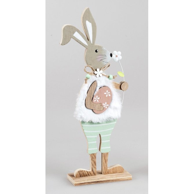 Hase stehend 23cm Holz