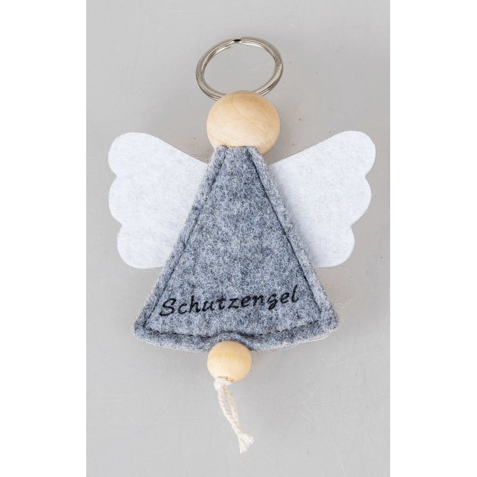 Baby Geburt Engel Angel 3 x Schlüsselanhänger Schutzengel Filz Höhe 12 cm 