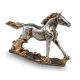 Pferd 15cm Antik-Silber