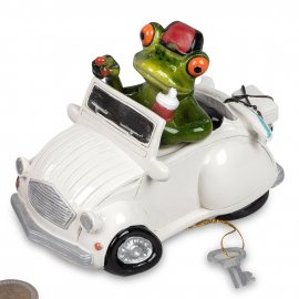 Froschpaar im Auto - Geschenkhaus Bellm