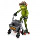 Frosch Opa mit Rollator