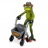Frosch Opa mit Rollator