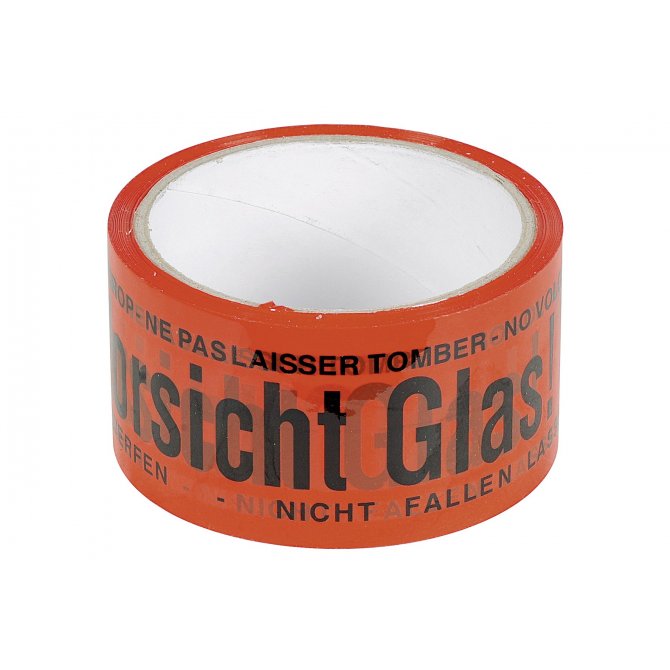 Klebeband "Vorsicht Glas" 30m/5cm