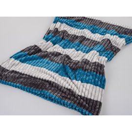 Kuscheldecke petrol Cordoptik