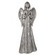 Engel hoch 55cm Antik-Silber