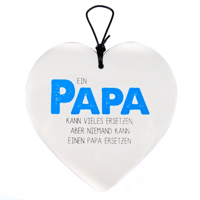 Hängeherz 15cm Papa