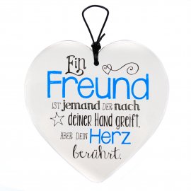 Hängeherz 15cm Freund