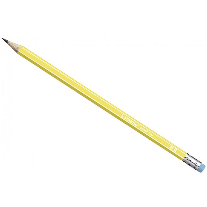 Bleistift mit Radierer STABILO 160