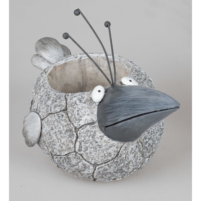 Pflanzgefefäß Vogel Modern-Stone