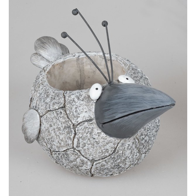Pflanzgefefäß Vogel Modern-Stone