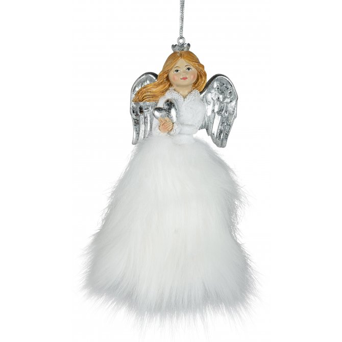 Hänger Engel 17cm Festival-silber