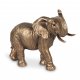 Elefant 20cm Antik-Gold