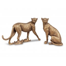 Gepard 15cm Antik-Gold