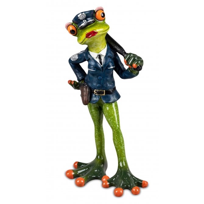 Frosch Polizistin