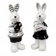 Hase mit Ei 20cm Trend-Style