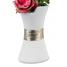 Vase 20cm Goldband