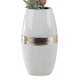 Vase 25cm Goldband