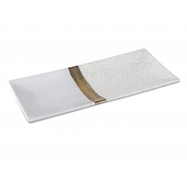 Deko-Schale 40cm Goldband