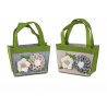 Tasche 20cm Filz mit Blume