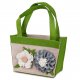 Tasche 20cm Filz mit Blume