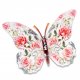 Schmetterling 36cm Metall Blume