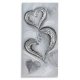 Wandbild 30x60cm 2 Herzen