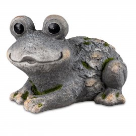 Frosch 30cm steinfarben