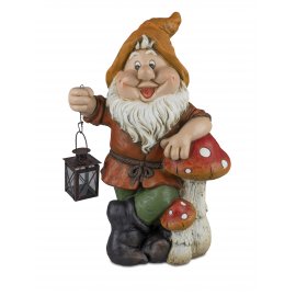 Zwerg mit Laterne 55cm