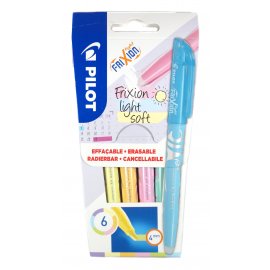 Textmarker Frixion light soft 6er