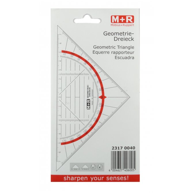 Geometriedreieck 16 cm M+R