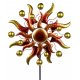 Windrad 44/130cm Metall - Sonne