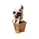 Katze steht auf Blumenkübel - Rosina Wachtmeister