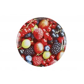 Twist-off-Deckel 66mm "Beeren" 10er Pack