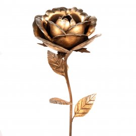 Stecker Rose 15/95cm antik gold