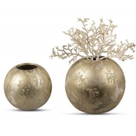 Kugelvase Festival-Gold
