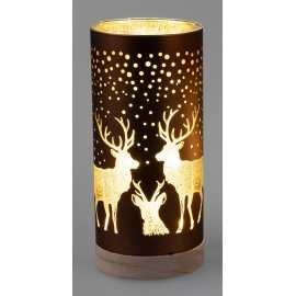 Deko-Licht Hirsche 20cm Timer