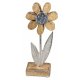 Blume stehend Alu Mango-Holz