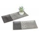 Deko-Schale 30cm silber-grau