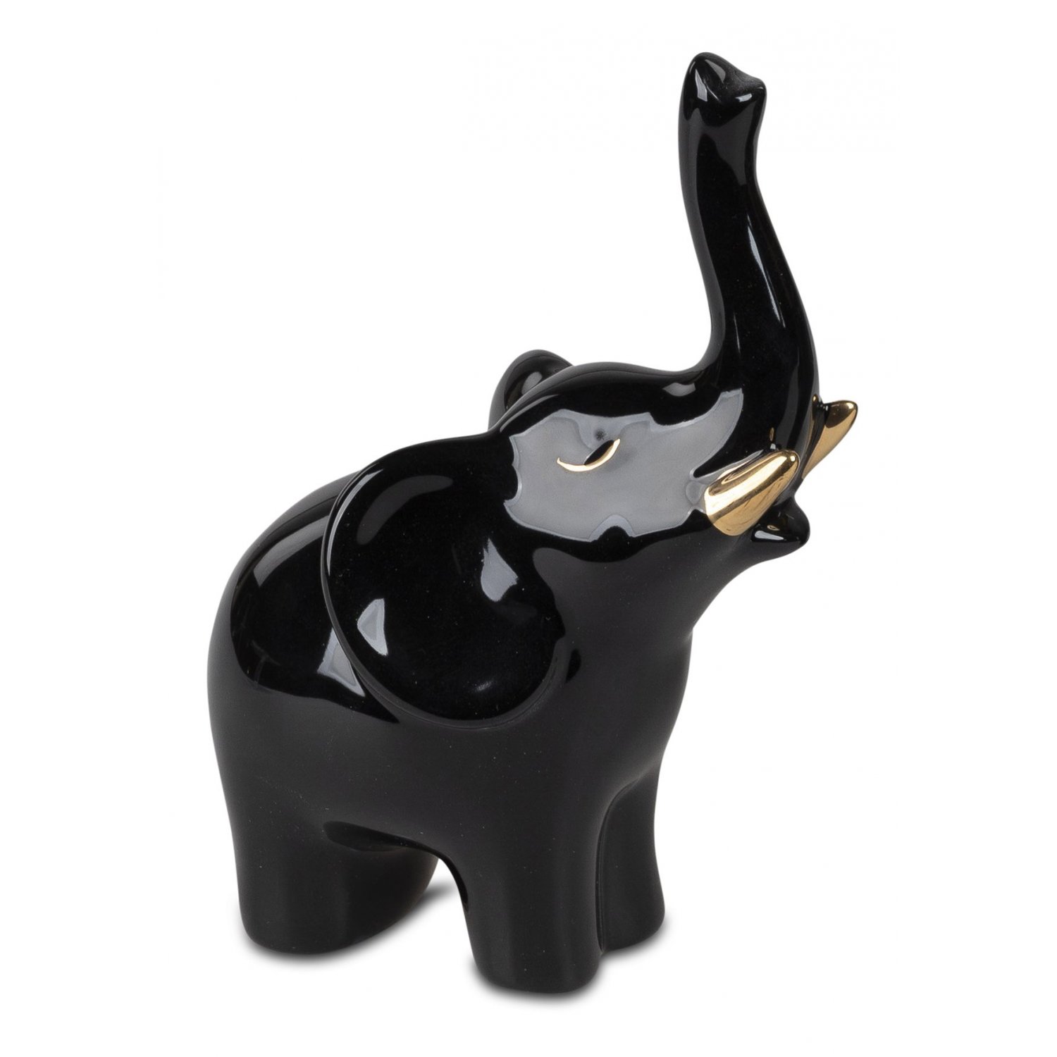 Geschenkhaus Schwarz-Gold Bellm Elefant -