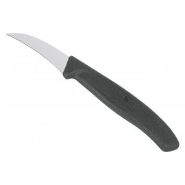 Schälmesser 6cm schwarz