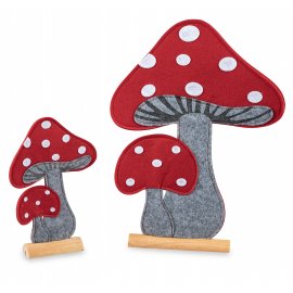 Pilz Holz mit Filz